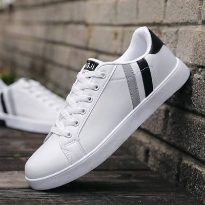 White Luxe Stride Sneakers (W)_img_4
