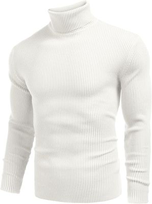 Men's Casual Knit Turtleneck Sweater_img_0