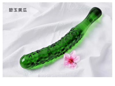 Glass Dildo satisfayer Artificial Penis Realistic sex toys For Women Fruit Vegetable Vibrator Masturbation butt Anal Plug_img_1