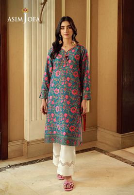 Asim Jofa - Printed Raw Silk 1 pc_img_5