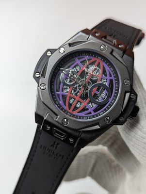 Hublot Gun Metal Quartz Watch_img_0