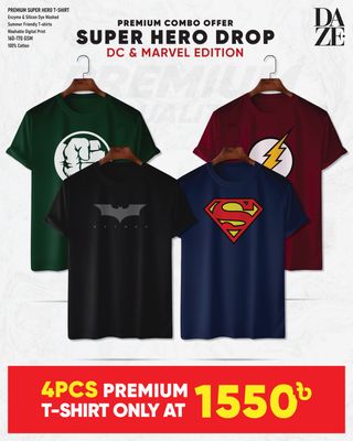 SH41 Super Hero Combo T-shirt_img_0