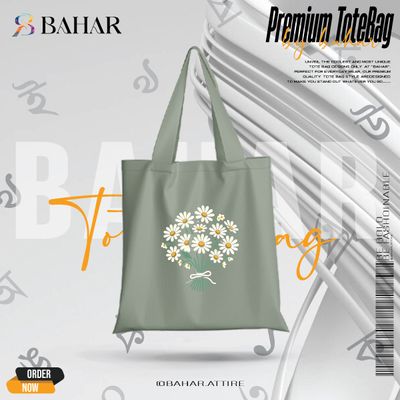 Books & Flowers Tote Bag_img_4