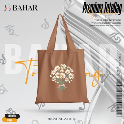 Books & Flowers Tote Bag_img_5