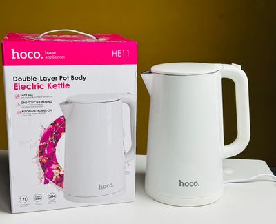 Hoco HE11 Electric Kettle 1.7 Liter – White_img_0