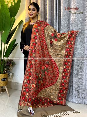 প্রিমিয়াম কোয়ালিটি অরজিনাল কাশ্মীরি শাল (LF-SAWAL-12)_img_0