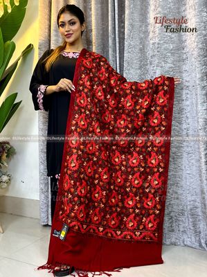 প্রিমিয়াম কোয়ালিটি অরজিনাল কাশ্মীরি শাল (LF-SAWAL-14)_img_0