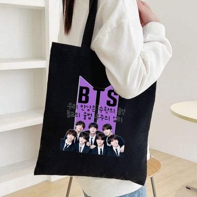 Tote Bag- Purple Logo Black Suit and Quote_img_0