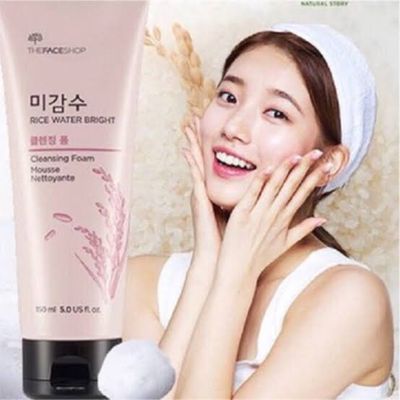 The Face Shop Rice Water Bright Cleansing Foam Face Wash_img_1