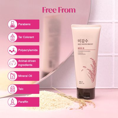 The Face Shop Rice Water Bright Cleansing Foam Face Wash_img_8
