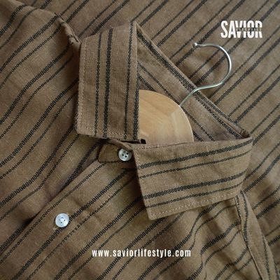 Cocoa Brown - Old Money Full Sleeve Shirt_img_0