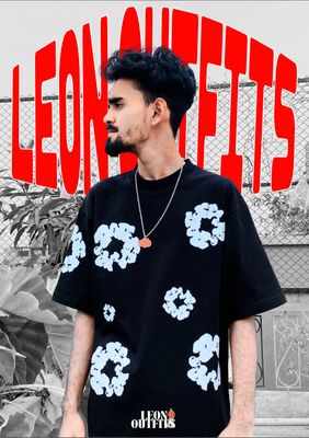 [ PREMIUM EDITON ] Men’s Oversized Heavyweight Drop Shoulder T-Shirt in Black._img_1