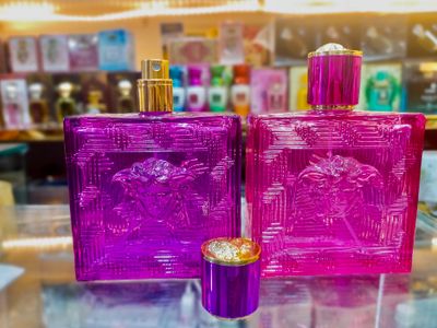 Versace Empty Perfume Atomizer Refillable  Glass Spray 100ml Bottle 1 pcs_img_0