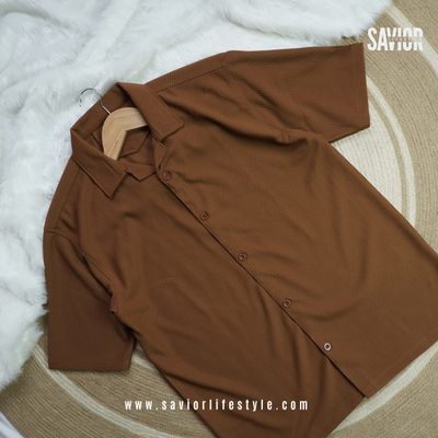 Camel Color Cuban Shirt_img_0