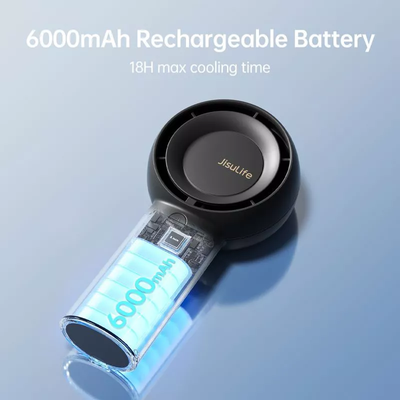 JisuLife FA43 6000mAH Handheld Turbo Fan – Black_img_2