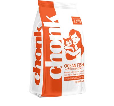 Chonk All Ages Cat Food (Ocean Fish with Chicken) 1.5 KG_img_0