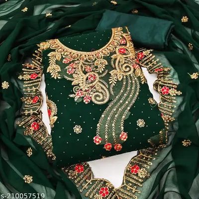Georgette Embroidery Four Piece_img_2