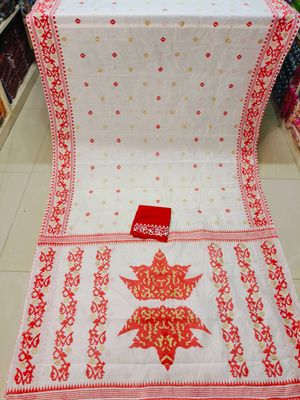 Half Silk Sharee with Blouse Piece_img_4