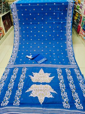 Half Silk Sharee with Blouse Piece_img_6