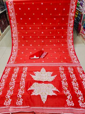 Half Silk Sharee with Blouse Piece_img_7