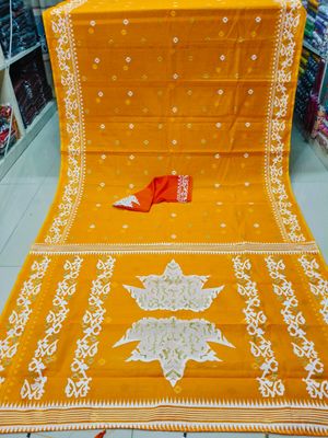 Half Silk Sharee with Blouse Piece_img_8
