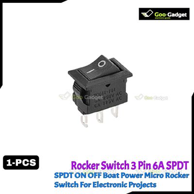 Rocker Switch 3 Pin 6A 250V 2 Positions SPDT ON OFF Boat Power Micro Rocker Switch_img_0