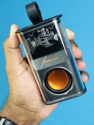 RECCI RSK-W30 Transparent Wireless Speaker with RGB Light_img_2