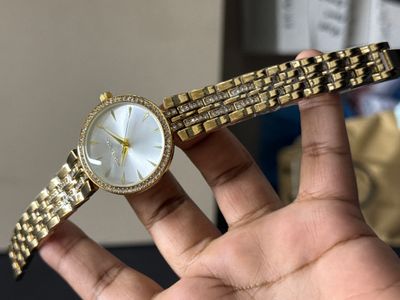 MK STONE BEZEL GOLD WHITE DIAL_img_0