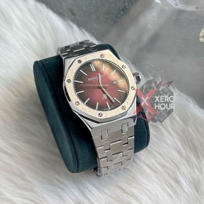 Audemars Piguet || Royal Oak || Plain Dial  ||Maroon Dial_img_0