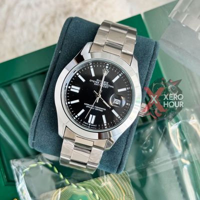 Rolex New Single Tone || Oyster Perpetual || with Brand box || Black Dial_img_0