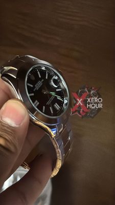 Rolex New Single Tone || Oyster Perpetual || with Brand box || Grey Diail_img_1