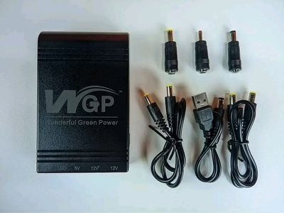 New Version WGP mini UPS 10400mAh – 5/9/12V – Black_img_1
