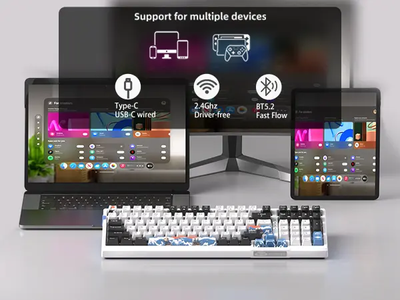 MageGee SKY98 Wireless Blue Whale Switch Mechanical Keyboard_img_3