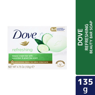 Dove Refreshing Beauty Cream Bar Cucumber and Green Tea 135g (MANUFACTURER IN INDONESIA)_img_0