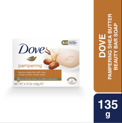 Dove Beauty Bar Soap Pampering Shea Butter 135g (MANUFACTURER IN INDONESIA)_img_0