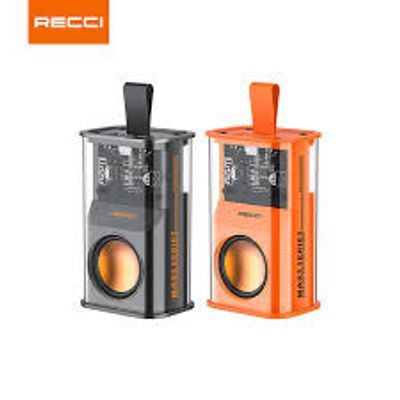 RECCI RSK-W30 Transparent Wireless Speaker with RGB Light (Orange Color & Black Color)_img_5