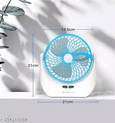 JY Super Fan 1880 Rechargeable Fan With LED Light, 2400mAh Battery_img_6