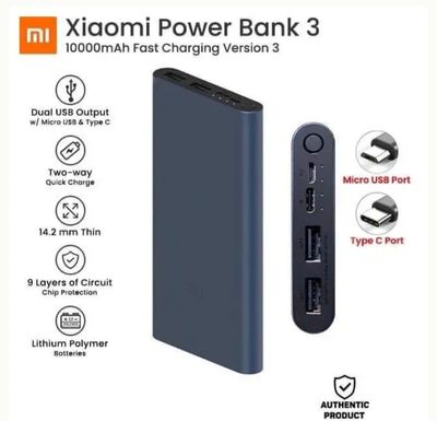 Mi 10000mAh Power Bank V3 USB-C Fast charge 18W_img_0