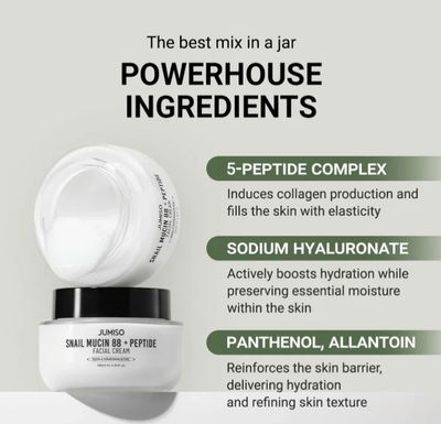 Jumiso Snail Mucin 88 + Peptide Cream 100ml_img_4