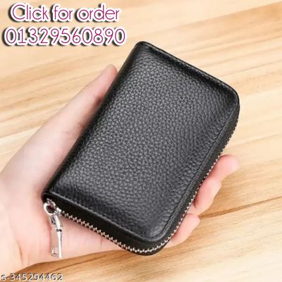 Men/Women Leather Large Capacity Credit Card Holder Wallet RFID Secure 36 Slots_img_2