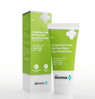 Derma Co 1% Salicylic Acid Oil-Free Daily Moisturizer -(50g)_img_0