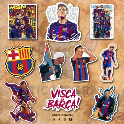Barca Sticker Set 01_img_0