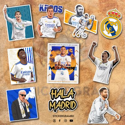 Madrid Sticker Set 03