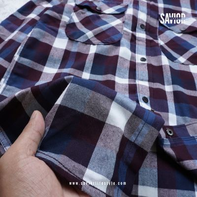 Twilight Check Double Pocket Full Sleeve Shirt_img_2