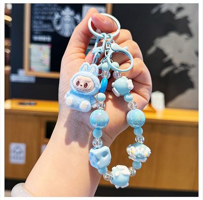 Labobo Doll Beaded Mobile Phone,School Bag Chain/ Keychain_img_3