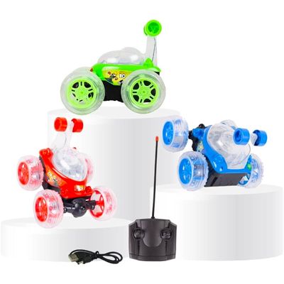 360 Degree Rotating & Rolling Big Stunt Ben 10 Racing Car Toy_img_0
