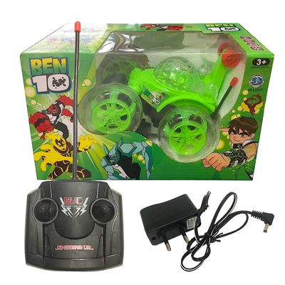 360 Degree Rotating & Rolling Big Stunt Ben 10 Racing Car Toy_img_2