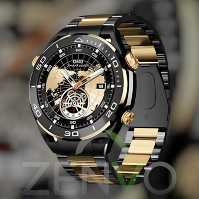 Remax Watch 17 Bluetooth calling Smartwatch -(Black/Gold)_img_3