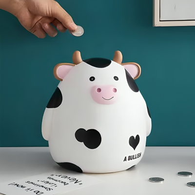 Animal Cow Shaped Money Saving Bank_img_1