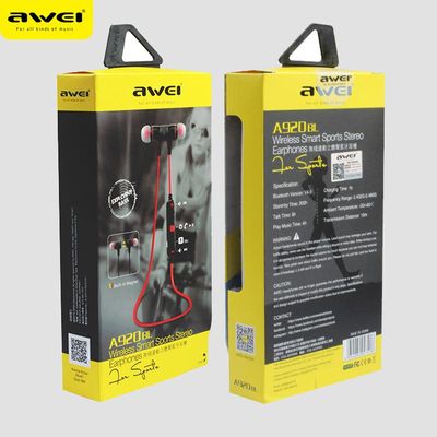 AWEI A920BL Wireless Smart Sport Stereo Magnetic Earphones Explosive Bass_img_1
